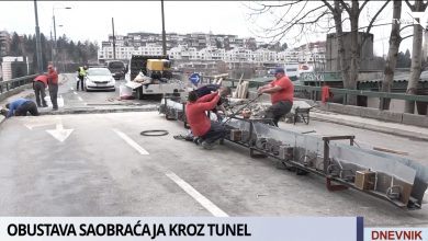 Photo of Dnevnik TVSA/ Obustava saobraćaja kroz tunel Ciglane