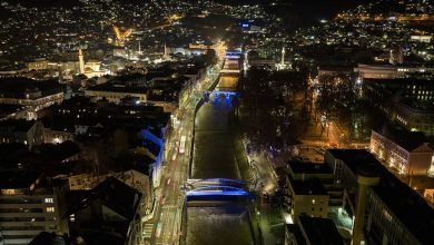 Photo of Povodom kandidatskog statusa za BiH: Mostovi u Sarajevu u bojama EU