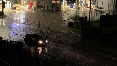 Photo of Poplave u centru Konjica, otežan saobraćaj i na magistralnom putu M17