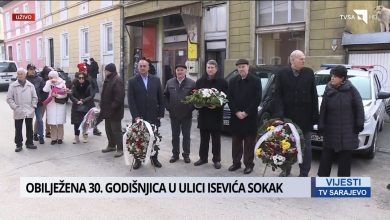 Photo of Vijesti TVSA/ Obilježena 30. godišnjica masakra u ulici Isevića sokak