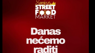 Photo of Zbog nestabilnih vremenskih prilika i danas se odgađa program Sarajevo Street Food Marketa!