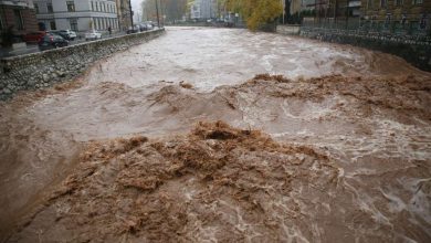 Photo of Žena se utopila u nabujaloj Miljacki, GSS organizirao potragu