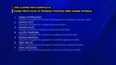 Photo of Dnevnik TVSA/ U Kantonu Sarajevo zabranjene dvojne funkcije