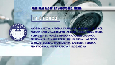 Photo of Informacija o radovima na vodovodnoj mreži