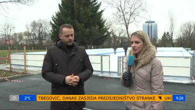 Photo of Sarajevsko jutro: Od danas klizanje na ledenoj plohi u Centru Safet Zajko