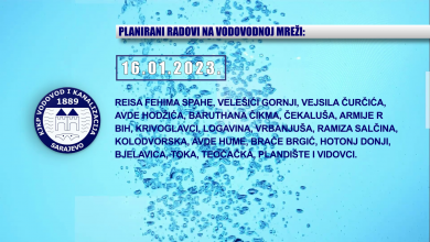 Photo of Informacija o radovima na vodovodnoj mreži