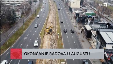 Photo of Dnevnik TVSA/ Rekonstrukcija tramvajske pruge bi trebala biti gotova do 31. augusta