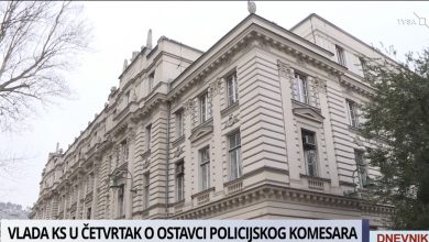 Photo of Dnevnik TVSA/ Vlada KS u četvrtak o ostavci policijskog komesara
