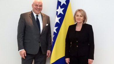 Photo of Predsjedateljica Krišto primila u nastupni posjet šefa Misije OESS-a Aggelera