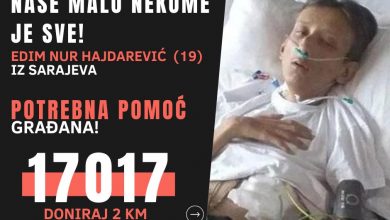 Photo of Edim Nur Hajdarević iz Sarajeva treba pomoć da se izbori s teškim operacijama