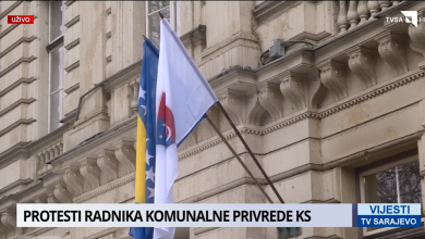 Photo of Vijesti TVSA: Radnici komunalne privrede najavili protest ispred zgrade Vlade KS