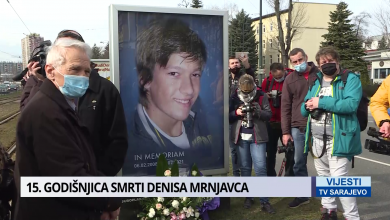 Photo of Vijesti TVSA/ 15. godišnjica smrti Denisa Mrnjavca