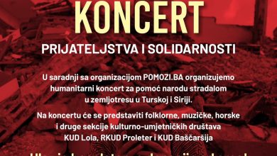Photo of Sarajevska kulturno-umjetnička društva  organizuju humanitarni koncert u Domu mladih