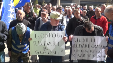 Photo of Dnevnik TVSA/ Štrajk zeničkih rudara još uvijek traje