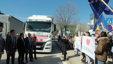 Photo of Konvoj sa stambenim kontejnerima za žrtve zemljotresa u Turskoj ispraćen iz Kalesije