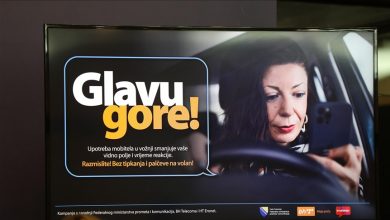 Photo of Počinje medijska kampanja “Glavu gore! Stop korištenju mobitela u prometu!”