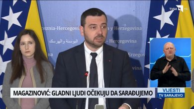 Photo of Vijesti TVSA// Magazinović: Gladni ljudi očekuju da sarađujemo