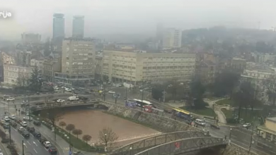 Photo of Usljed padavina u porastu i rijeka Miljacka sa tendencijom daljeg rasta