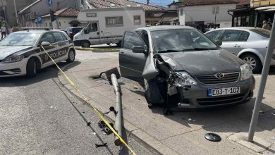 Photo of Saobraćajna nesreća u blizini Vijećnice, dvije osobe povrijeđene