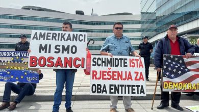 Photo of Manja grupa građana na protestima u Sarajevu: Vraćanje na evropske vrijednosti