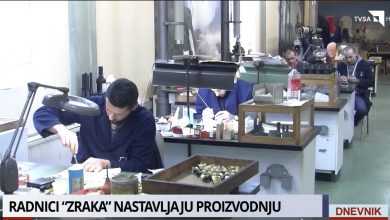 Photo of Dnevnik TVSA/ Radnici “Zraka” nastavljaju proizvodnju