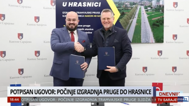 Photo of Potpisan ugovor za početak izgradnje tramvajske pruge od Ilidže do Hrasnice