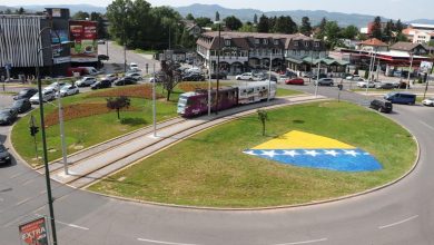 Photo of Zeleni pojas uz tramvajsku prugu na Ilidži krasi grb BiH