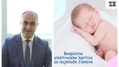 Photo of Besplatne elektronske zdravstvene kartice za najmlađe stanovnike Kantona Sarajevo