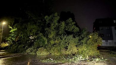Photo of Snažan vjetar i kiša sinoć zahvatilo regiju, manje štete