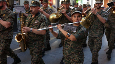 Photo of Defile Orkestra Oružanih snaga BiH kroz centar Sarajeva