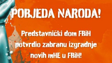 Photo of Zabranjena izgradnja novih malih hidroelektrana u FBiH