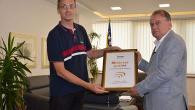 Photo of Nikšiću uručena ovogodišnja nagrada Nezavisnih novina za najboljeg ministra u FBiH