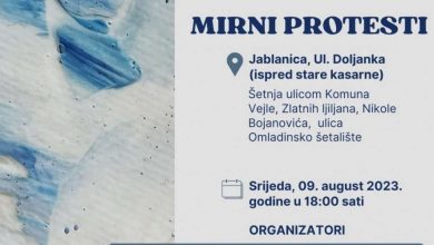 Photo of Mirni protesti u znak podrške pretučenoj radnici iz Jablanice i svi ženama žrtvama nasilja