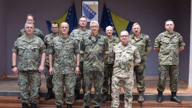 Photo of Delegacija Oružanih snaga Savezne Republike Njemačke u posjeti Ministarstvu i Oružanim snagama BiH