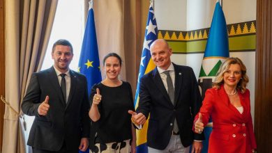 Photo of Održan prijem delegacije Asocijacije svjetskih trgovačkih centara u Vijećnici