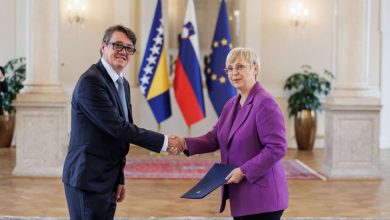 Photo of Ambasador Dario Novalić predao akreditivna pisma predsjednici Republike Slovenije