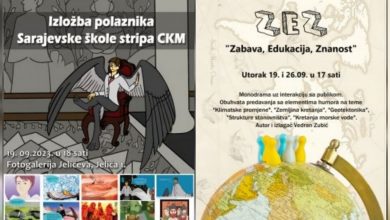 Photo of Sutra izložba Škole stripa i predavanje sa profesorom Zubićem