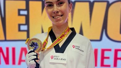 Photo of Ada Avdagić iz taekwondo kluba Sarajevo pobjednica na olimpijskom turniru u kategoriji seniorki
