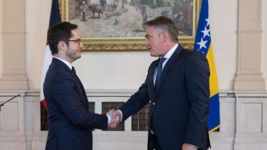 Photo of Komšić primio akreditivno pismo novoimenovanog ambasadora Francuske u BiH Françoisa Delmasa
