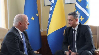 Photo of Bećirović razgovarao sa Van den Dolom o aktuelnoj situaciju u BiH
