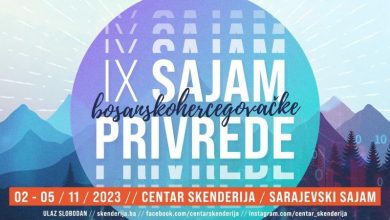 Photo of 9. Sajam privrede bosanskohercegovačke privrede od 2. novembra u Skenderiji
