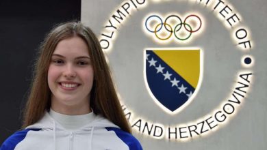 Photo of Lana Pudar u polufinalu utrke 200 metara leptir