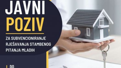 Photo of Objavljen Javni poziv za subvencioniranje rješavanja stambenog pitanja mladih u KS