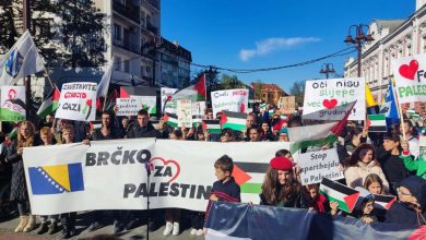 Photo of I u Brčkom više od hiljadu građana na skupu podrške Palestini