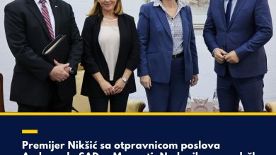 Photo of Nikšić s otpravnicom poslova Ambasade SAD: Podrška provedbi antikorupcijske legislative