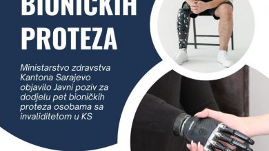 Photo of Ministarstvo zdravstva KS objavilo javni poziv za dodjelu pet bioničkih proteza osobama s invaliditetom u KS