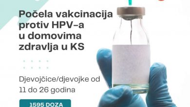 Photo of Počela vakcinacija protiv HPV-a u domovima zdravlja u Kantonu Sarajevo