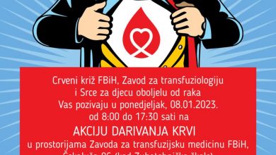 Photo of Akcija darivanja krvi za djecu oboljelu od raka