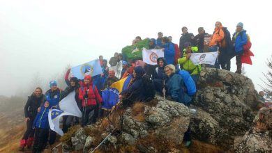 Photo of Vrh Trebevića pohodila 102 planinara iz Sarajeva i drugih dijelova BiH