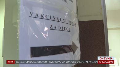 Photo of Dnevnik TVSA/Za 24 sata u Sarajevu vakcinisano više od 300 mališana